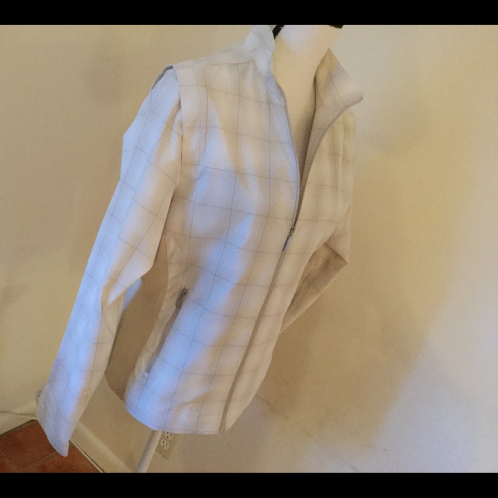 ❤️SOLD❤️NIKE GOLF Dri-Fit Jacket Plaid Lrg (12-14) - Picture 3 of 8